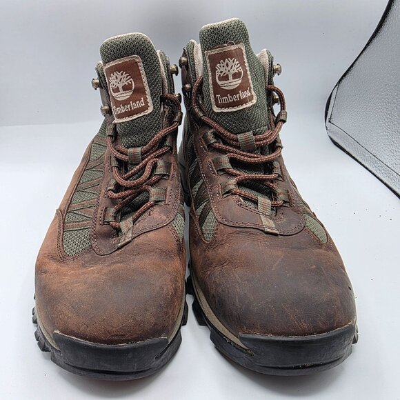Timberland Mt. Maddsen Lite Mid Mens Size 10 Brown Boots Outdoors Casual Walking - Picture 12 of 13